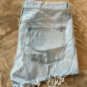 Madewell relaxed denim shorts size 14